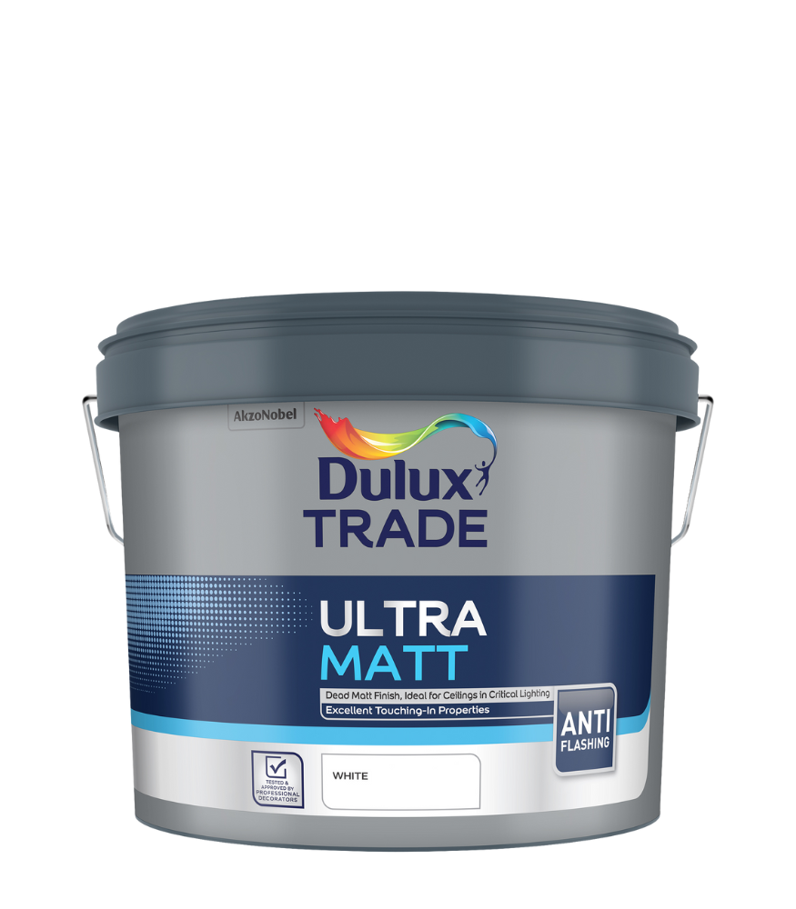 Dulux Trade Ultra Matt - White - 10 Litre