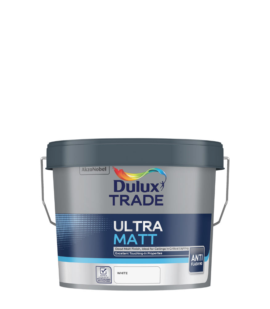 Dulux Trade Ultra Matt - White - 3 Litre
