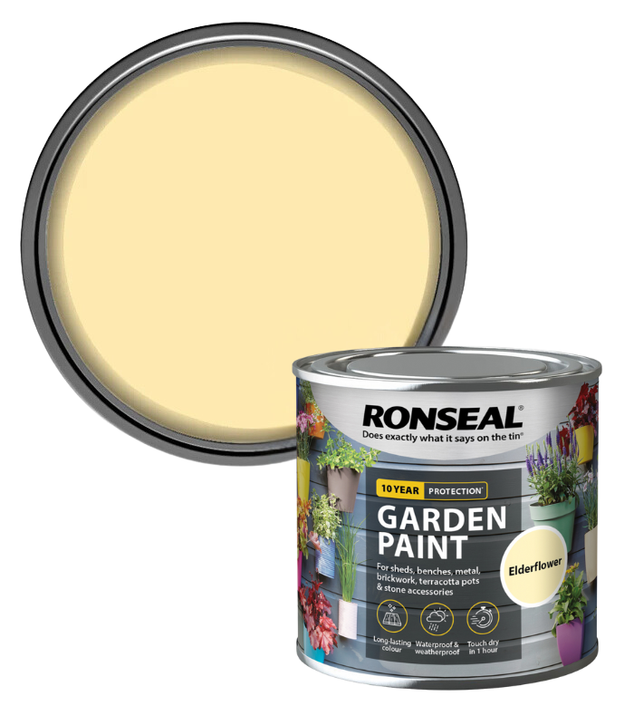 Ronseal Garden Paint - Elderflower - 250ml