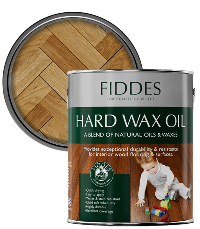 Fiddes Hard Wax Oil - 2.5 Litre - Whiskey