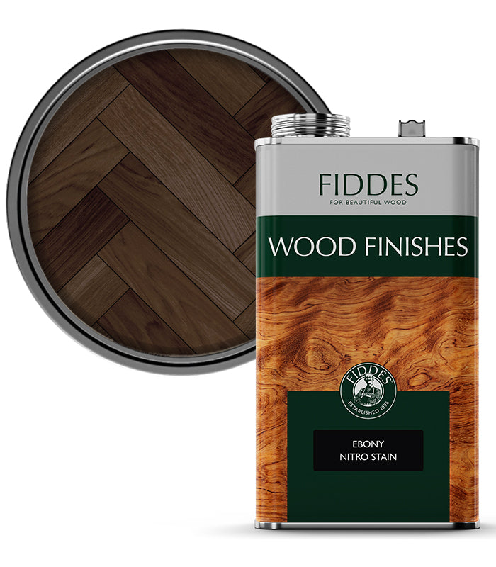 Fiddes - Nitro Floor Stain - 5 Litre - Ebony