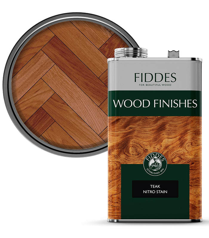 Fiddes - Nitro Floor Stain - 5 Litre - Teak