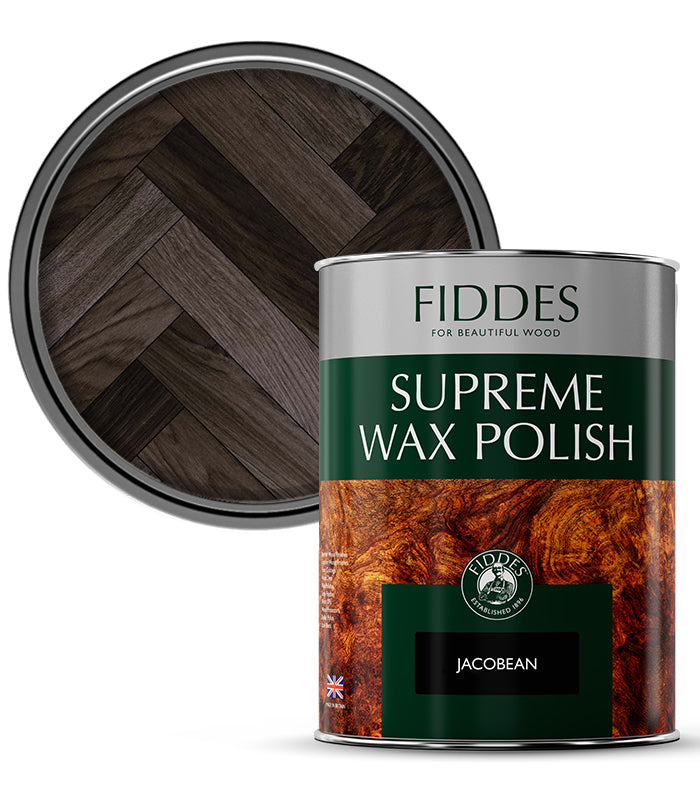 Fiddes - Supreme Furniture and Woodwork Wax Polish - 5 Litre - Jacobean