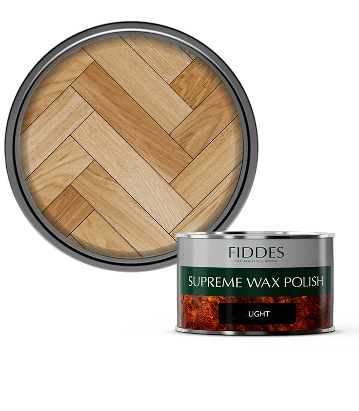 Fiddes - Supreme Furniture and Woodwork Wax Polish - 400ml - Light (Clear)