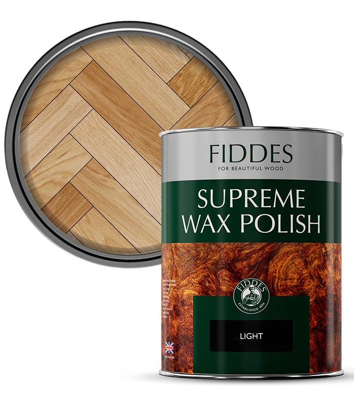 Fiddes - Supreme Furniture and Woodwork Wax Polish - 5 Litre - Light (Clear)