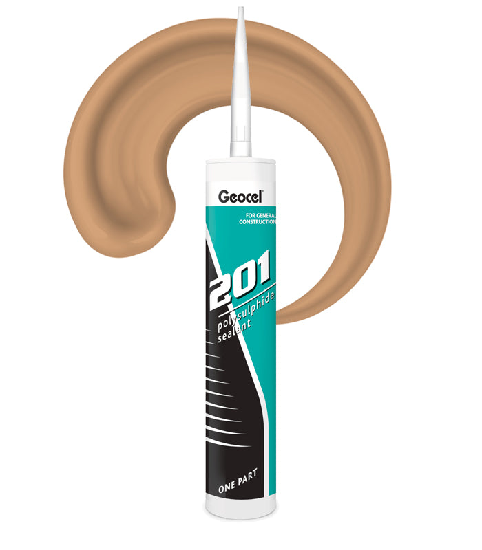 Geocel 201 Polymer Mastic Sealant (Polysulphide) 380ml Cartridge - Buff