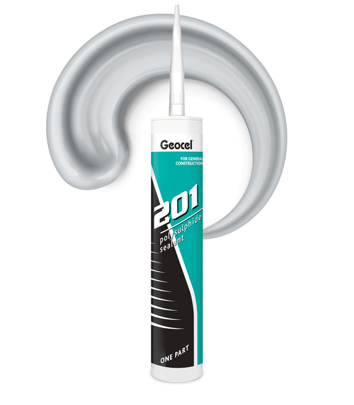 Geocel 201 Polymer Mastic Sealant (Polysulphide) 380ml Cartridge - Grey