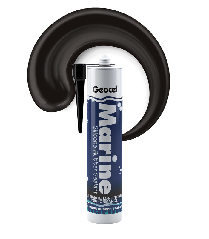 Geocel Marine Silicone Rubber Sealant 310ml Cartridge - Black