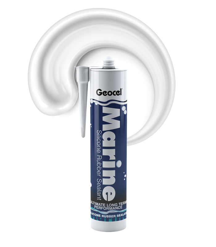 Geocel Marine Silicone Rubber Sealant 310ml Cartridge - Clear