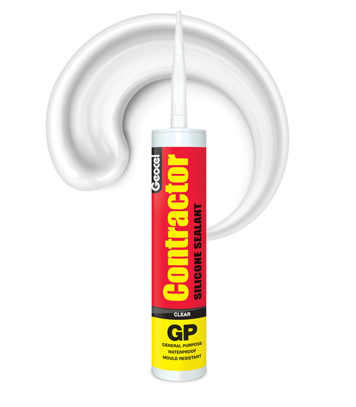 Geocel Contractor General Purpose Silicone 300ml Cartridge - Clear