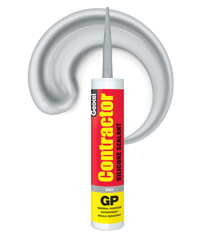 Geocel Contractor General Purpose Silicone 300ml Cartridge - Grey