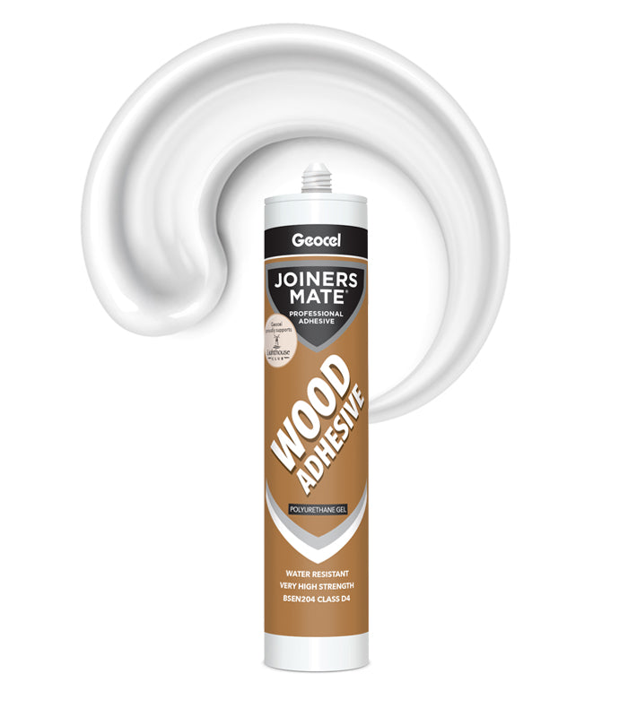 Geocel Joiners Mate 5 Minute Wood Adhesive - Clear - 310ml Cartridge