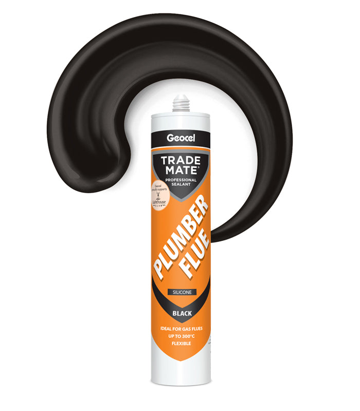 Geocel Trade Mate Plumba Flue 310ml Cartridge - Black