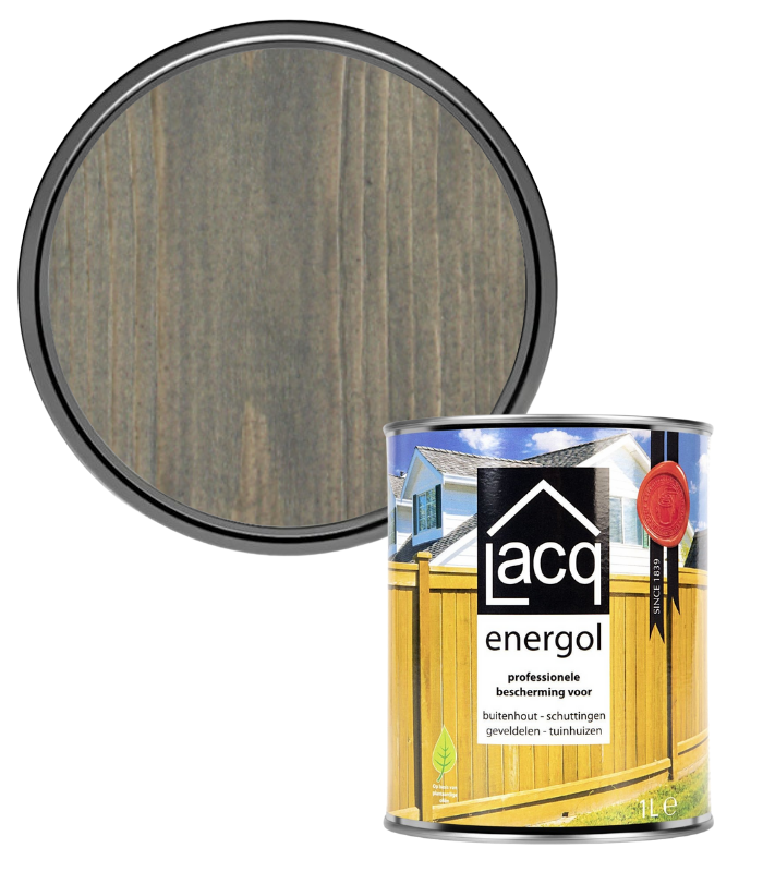 Lacq Energol Premium Wood Stain - Grey - 1 Litre