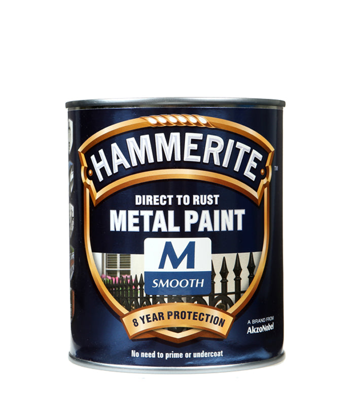 Hammerite Smooth Direct To Rust Metal Paint Mixed Colours - 750ml