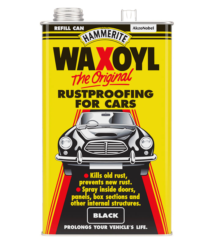 Hammerite - Waxoyl Black - Refill Can - 5 Litre