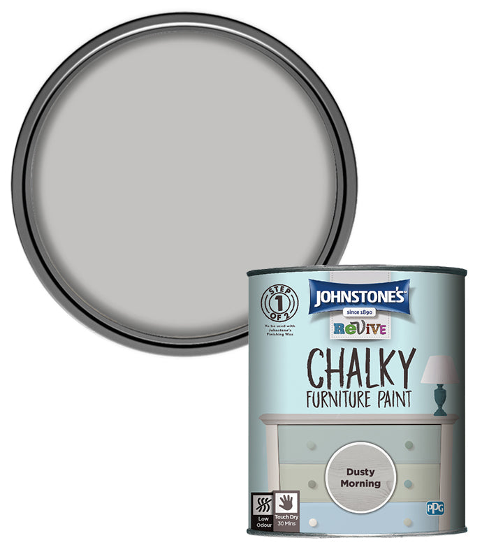 Johnstones Revive Chalky Furniture Paint - Dusty Morning - 750ml