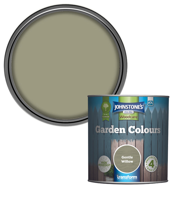 Johnstones Woodcare Garden Colours Paint - 1L - Gentle Willow
