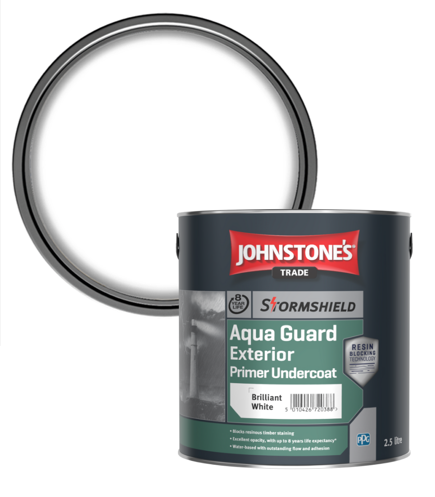Johnstone’s Trade Stormshield Aqua Guard Primer Undercoat – Brilliant White - 2.5L
