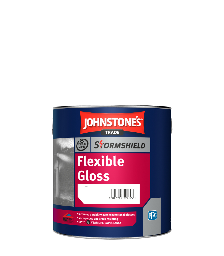 Johnstones Trade Stormshield Flexible Gloss Paint - 2.5 Litre