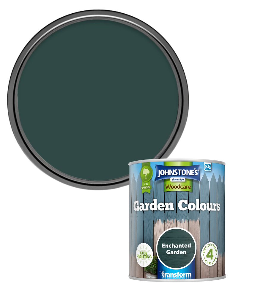 Johnstones Woodcare Garden Colours Paint - 1L - Enchanted Garden