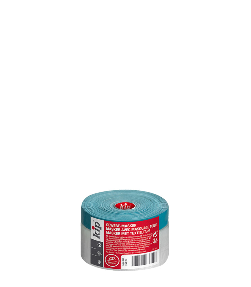 Kip Plastic Masker with Blue Cloth Tape - Premium 550mm x 20 metres