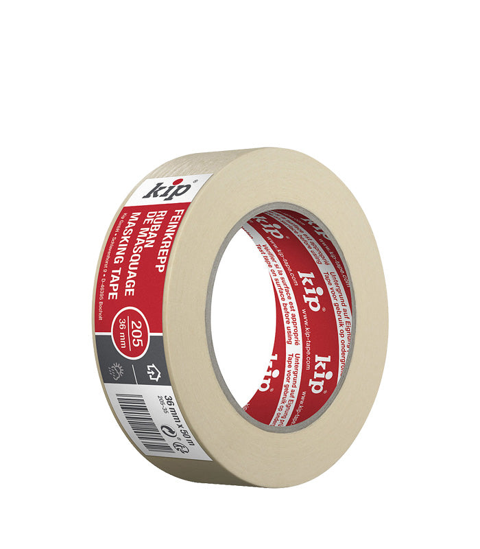 Kip Premium Indoor 5 Day Masking Tape Crepe 205 - 36mm x 50m