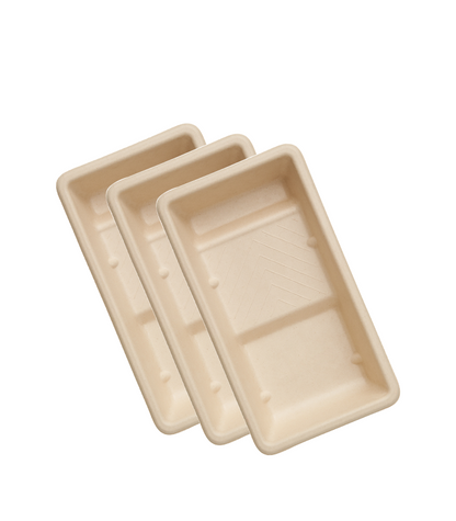 Lick Eco Pulp Paint Roller Tray - 4" - Pack of 3