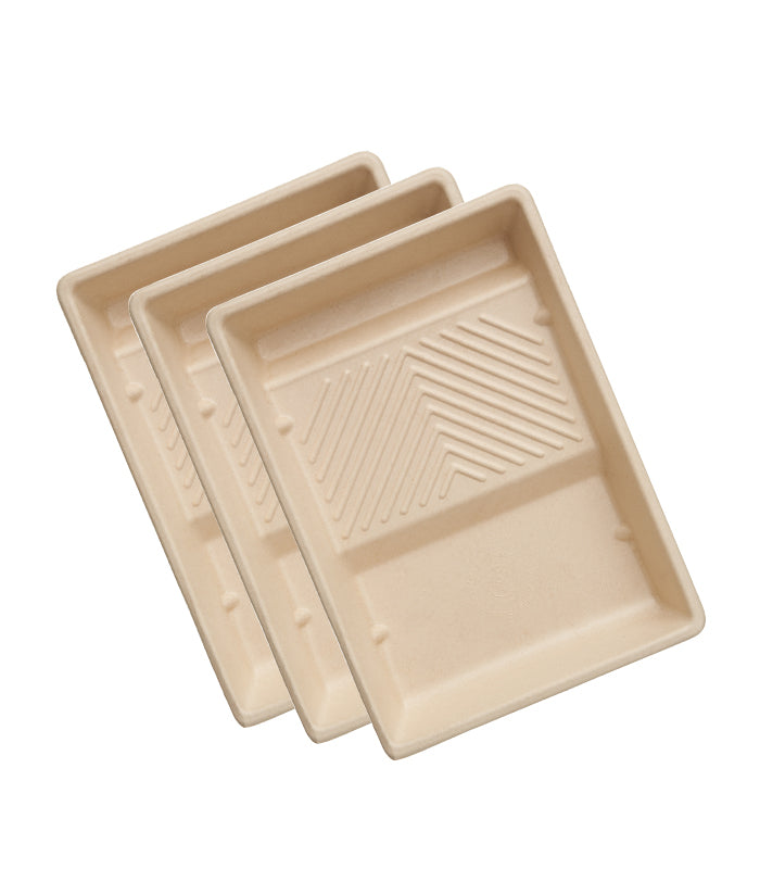 Lick Eco Pulp Paint Roller Tray - 9" - Pack of 3