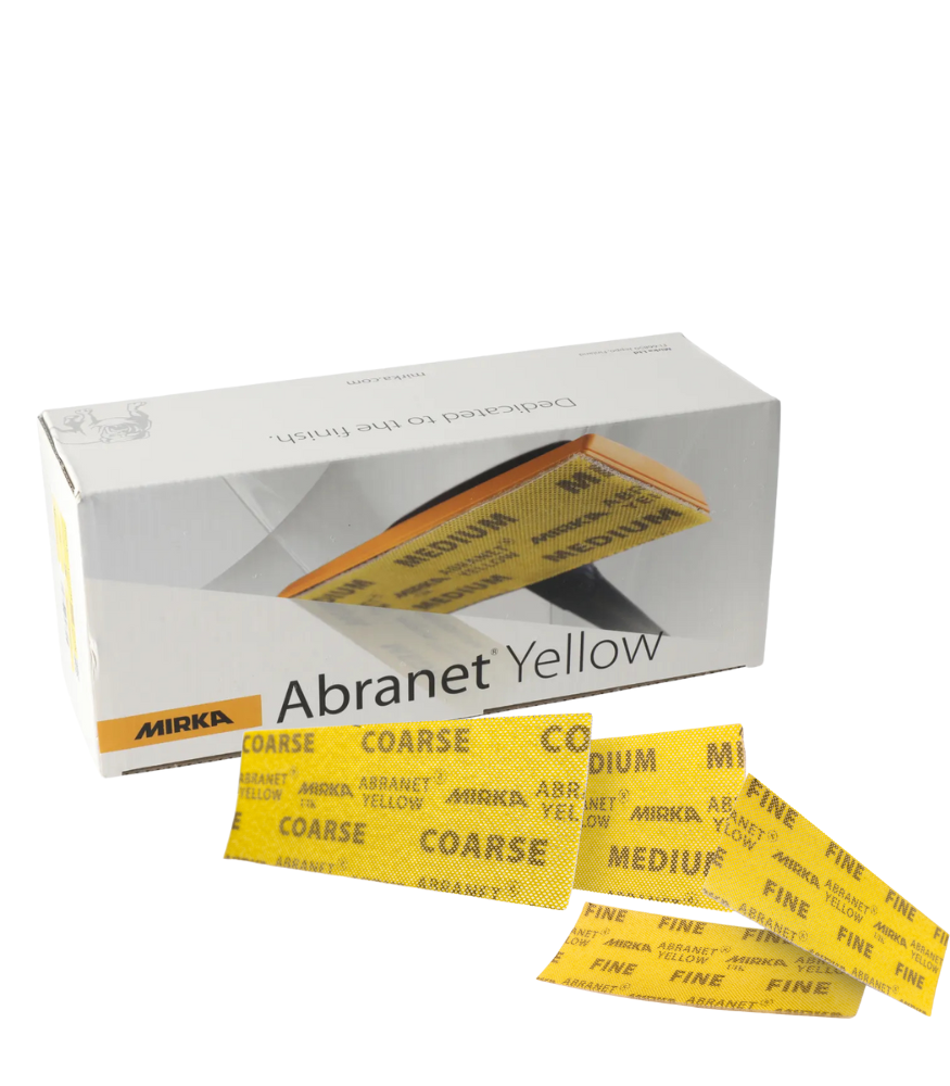 Mirka® Abranet Yellow 80 x 230mm - 20 Pack