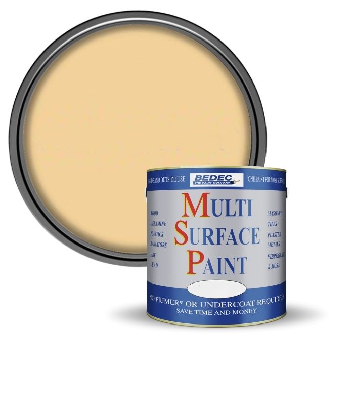 Bedec Multi Surface Paint - Gloss - Butterscotch - 750ml