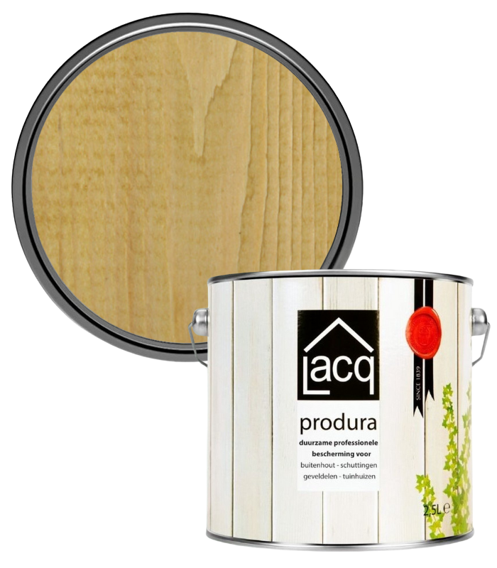 Lacq Produra Superior Wood Protector - Natural - 2.5 Litre