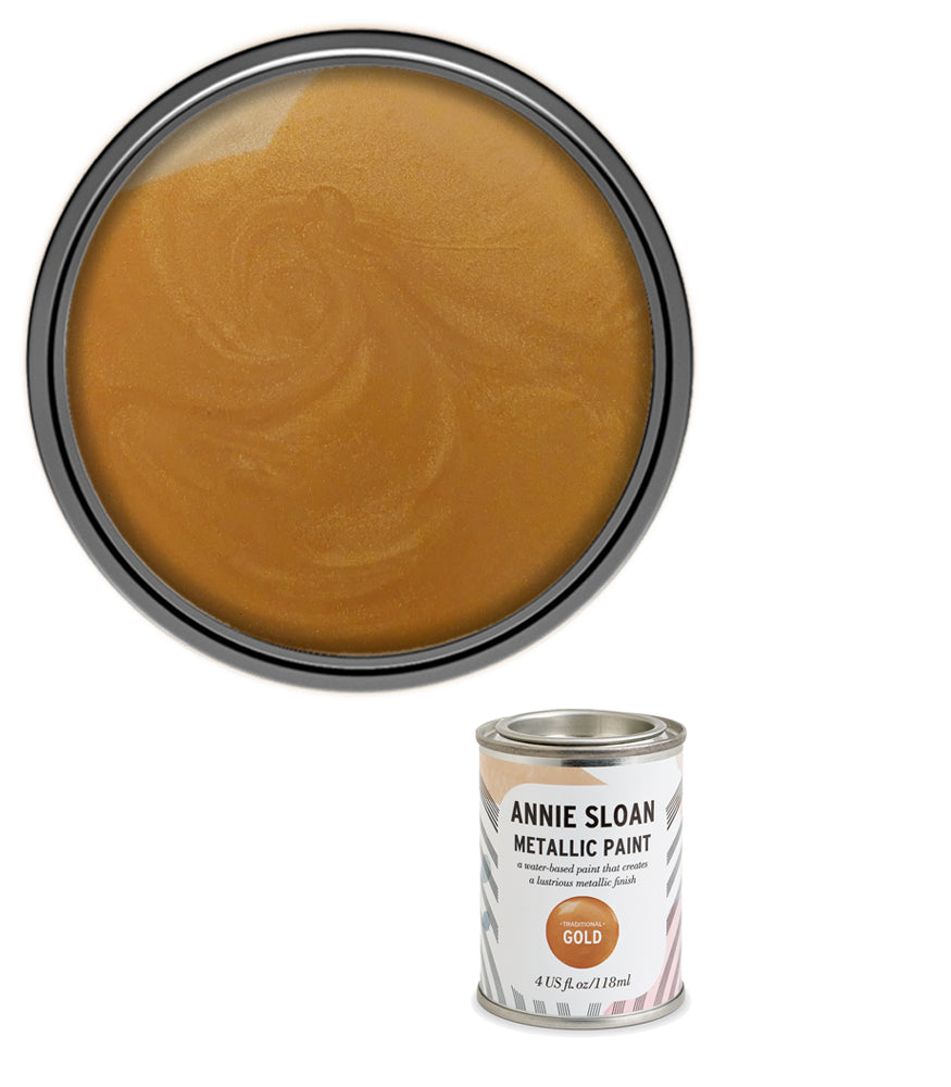 Annie Sloan Metallic Paint - 118ml - Traditional Gold