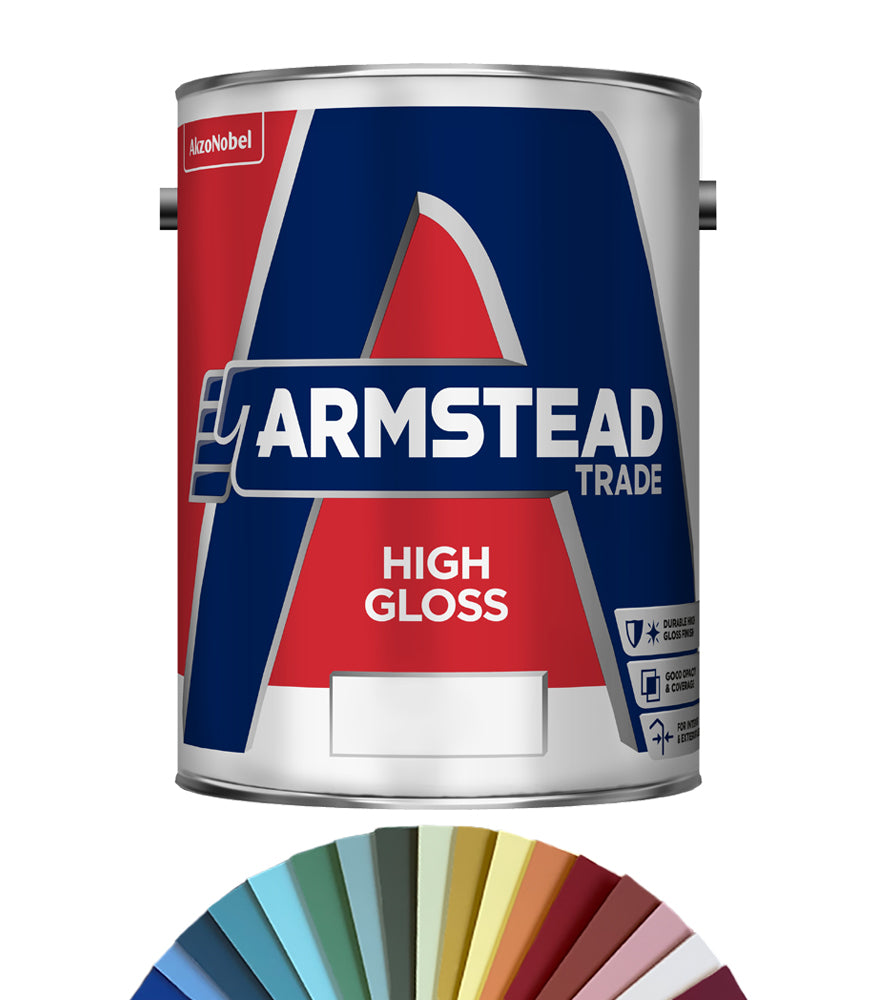 Armstead Trade High Gloss 5L - Tinted Colour Match