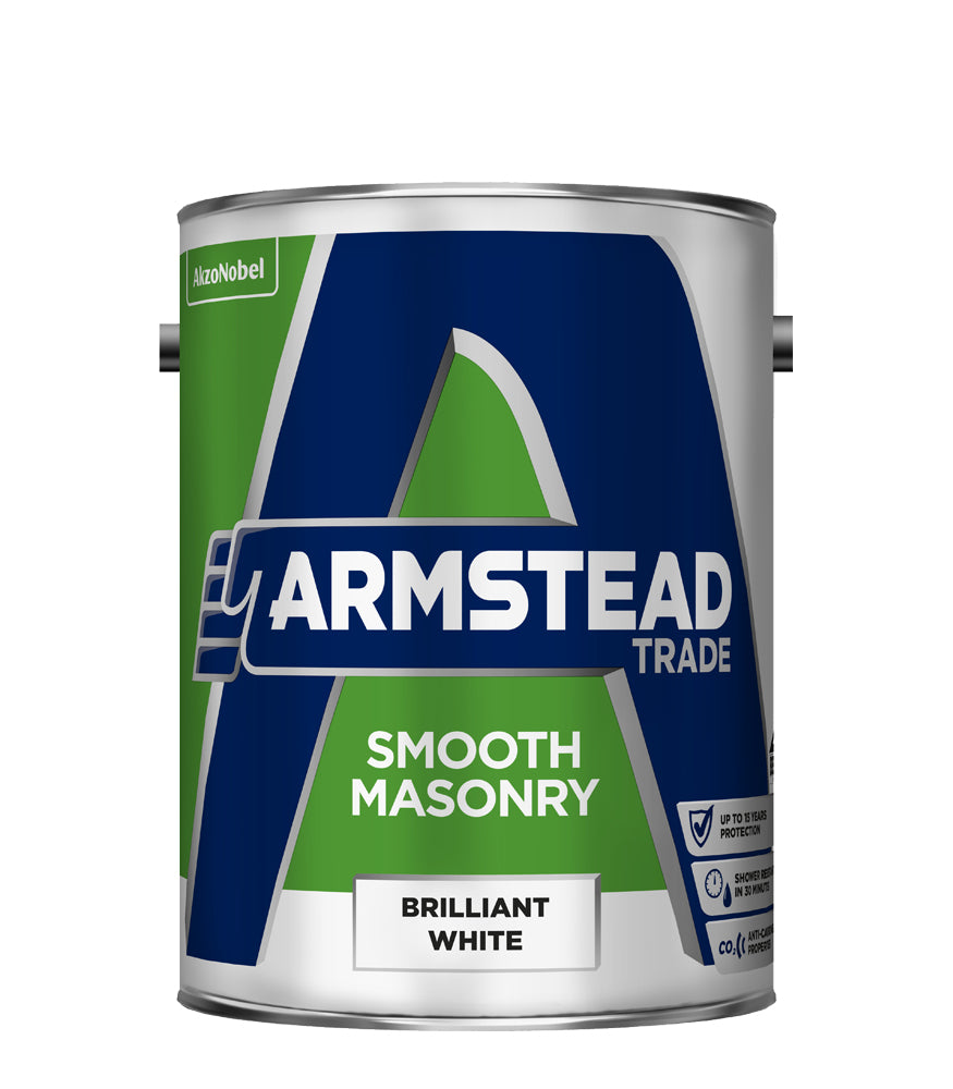 Armstead Trade Smooth Masonry Paint - 5 Litres