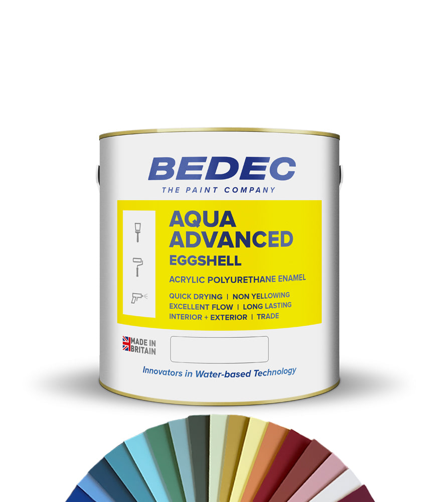 Bedec Aqua Advanced Paint - Eggshell - 2.5L - Tinted Colour Match