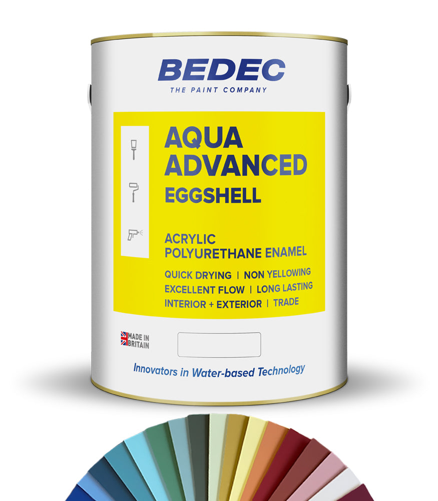 Bedec Aqua Advanced Paint - Eggshell - 5L - Tinted Colour Match