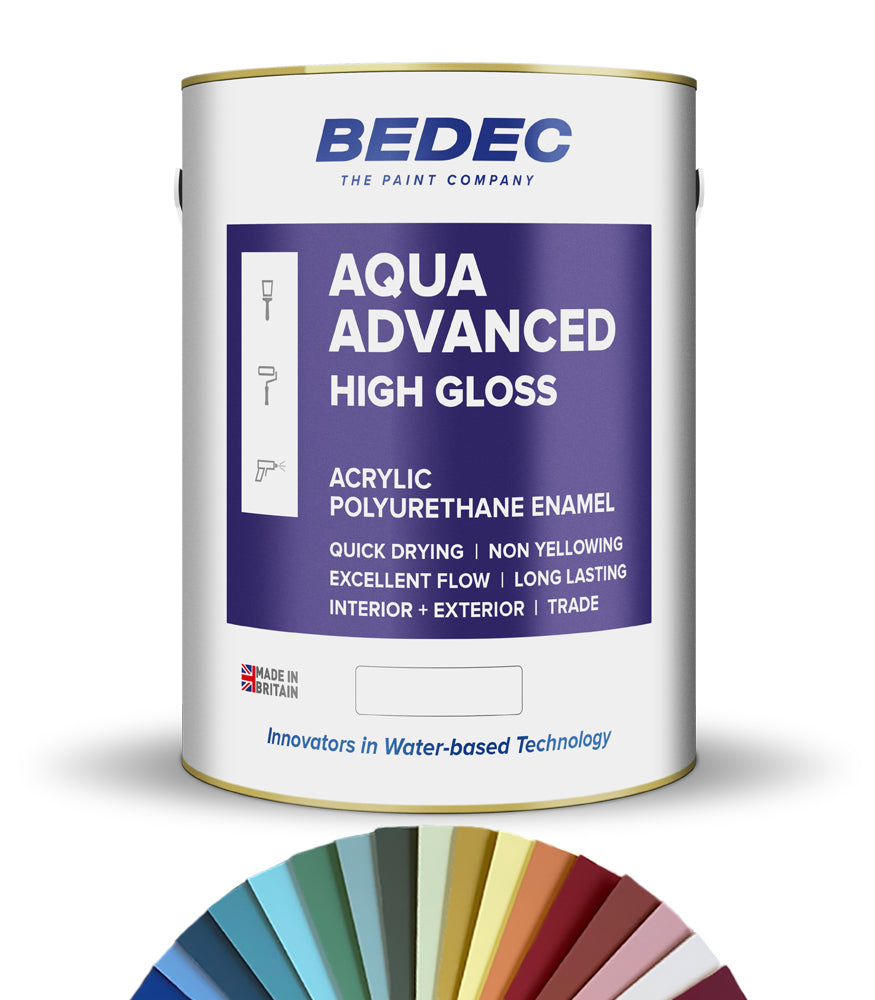 Bedec Aqua Advanced Paint - Gloss - 5L - Tinted Colour Match