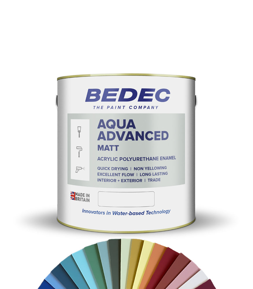 Bedec Aqua Advanced Paint - Matt - 2.5L - Tinted Colour Match