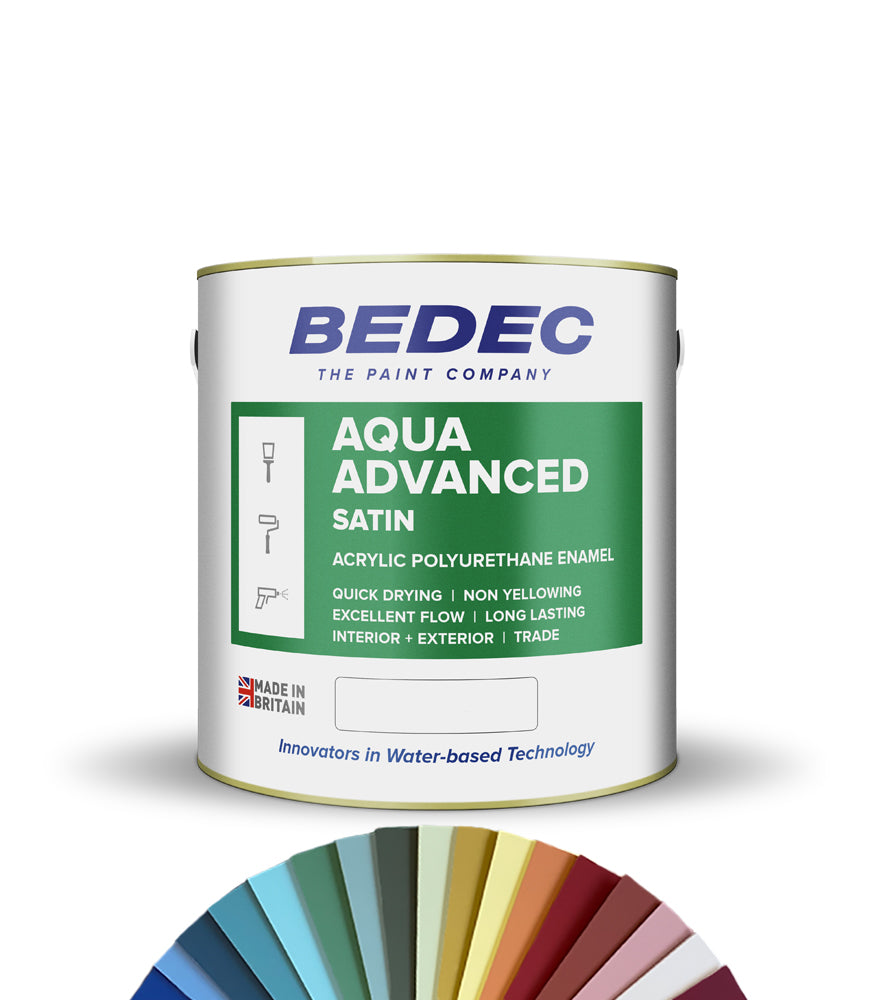 Bedec Aqua Advanced Paint - Satin - 2.5L - Tinted Colour Match