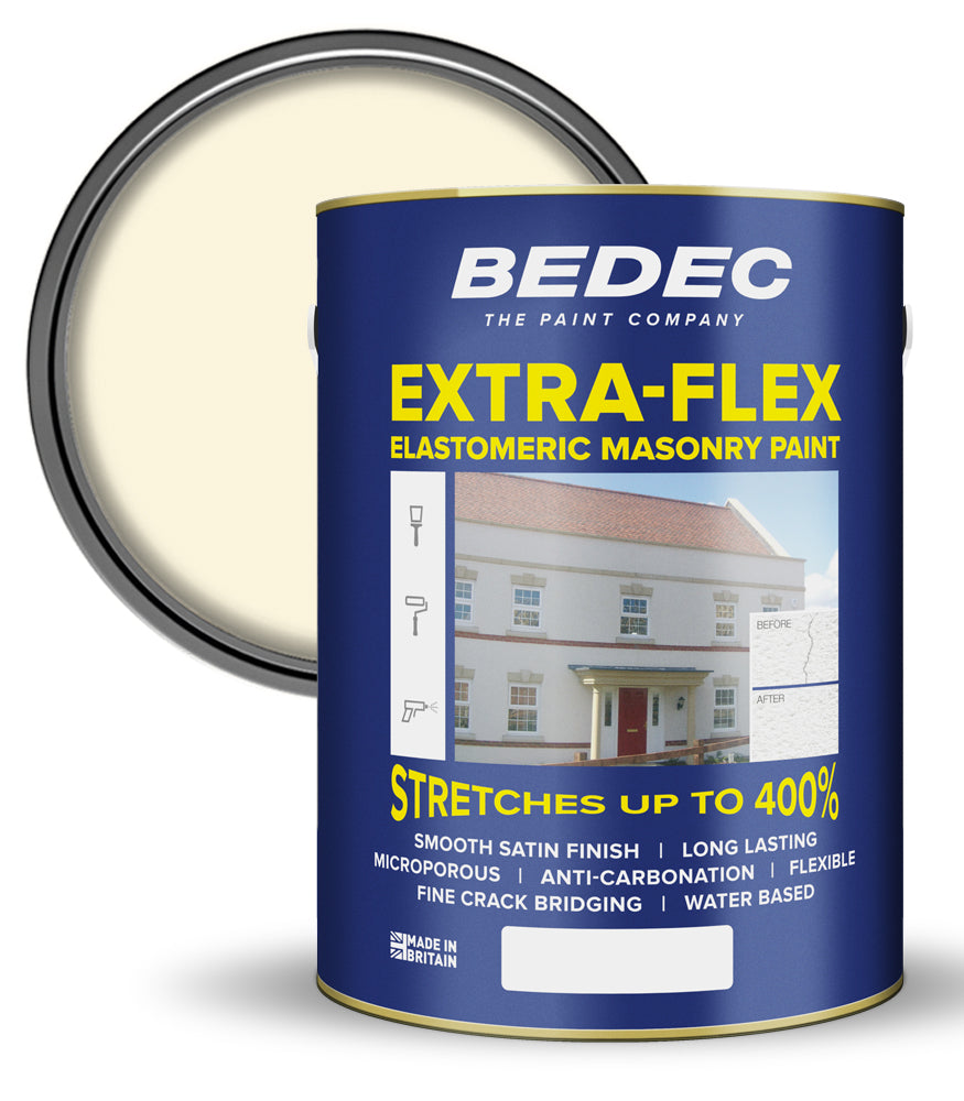 Bedec Extra Flex Masonry Paint - Magnolia - 5 Litre