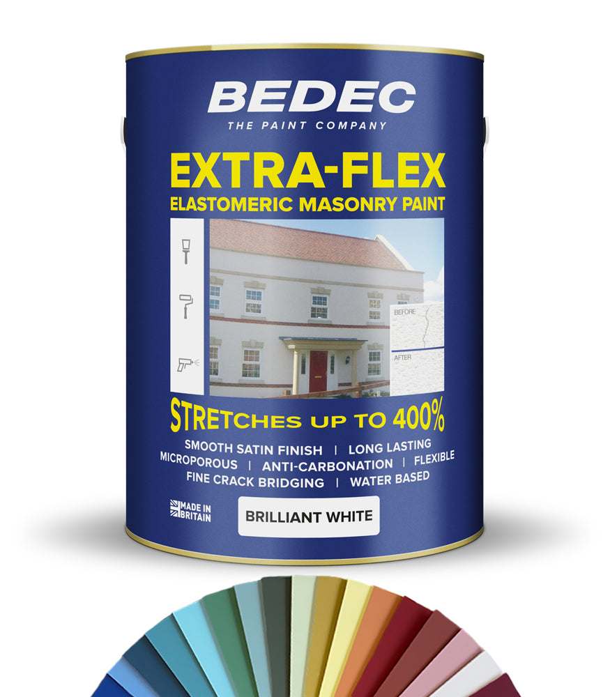 Bedec Extra Flex Masonry Paint - 5 Litre - Tinted Colour Match