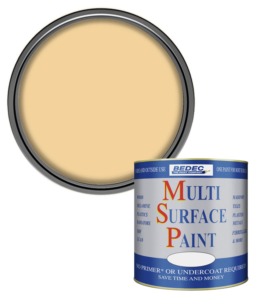 Bedec Multi Surface Paint - Gloss - Butterscotch - 750ml