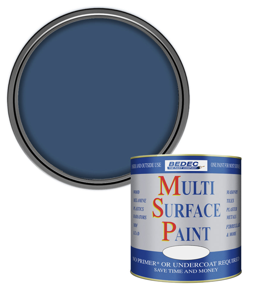 Bedec Multi Surface Paint - Matt - Ocean - 750ml