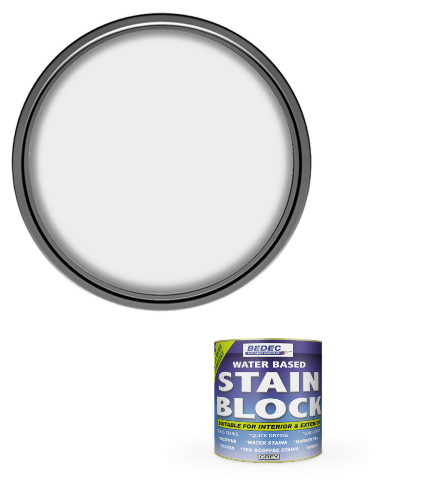 Bedec Stain Block Paint - Translucent Grey - 250ml