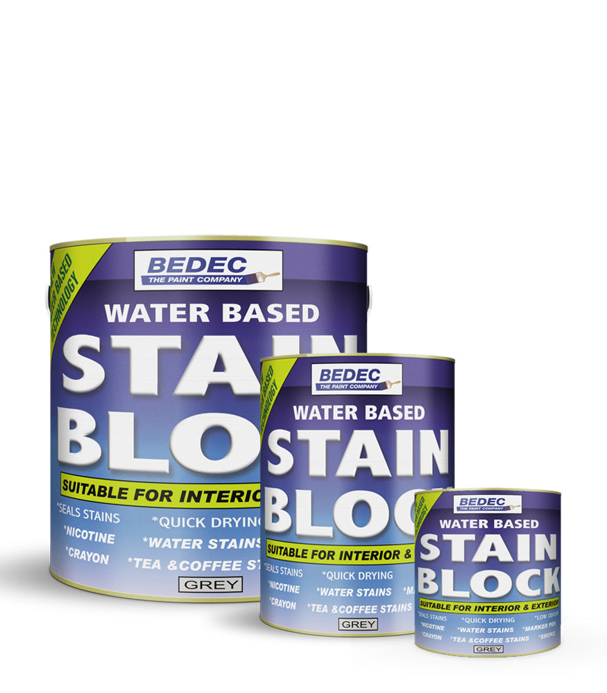 Bedec Stain Block Paint - Translucent Grey