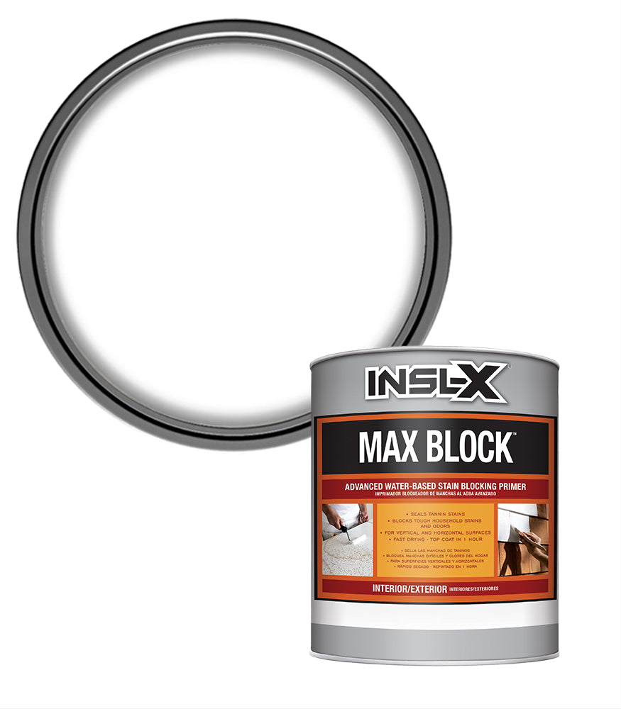 Benjamin Moore Insl-X Max Block Advance Water-Based Stain Blocking Primer - Quart 0.94L