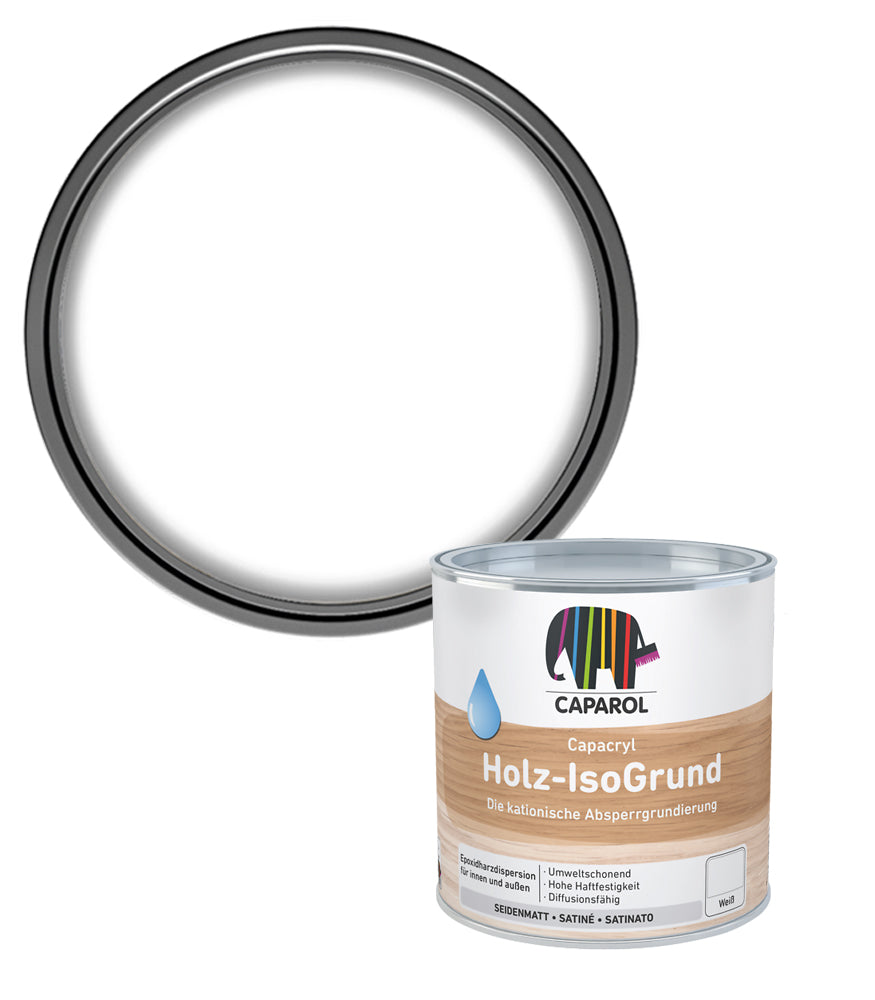 Caparol Capacryl Holz-Isogrund Wood Primer - White - 750ml