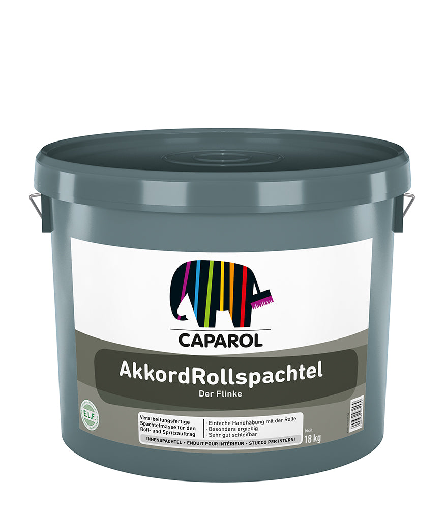 Caparol AkkordRollspachtel Interior Paste-like Surfacer Filler- 18Kg