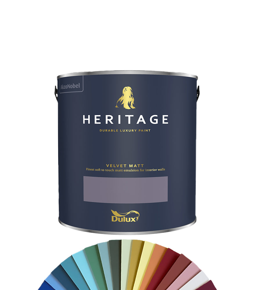Dulux Heritage Velvet Matt Paint - 2.5 Litre - Tinted Colour Match